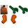 LEGO Orange Aquaman Torso (973 / 76382)