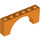 LEGO Orange Arch 1 x 6 x 2 Medium Thickness Top (15254)