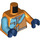 LEGO Orange Arktis Explorer Minifigur Torso (973 / 76382)