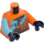 LEGO Oranje Arctisch Explorer Minifiguur Torso (973 / 76382)