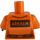 LEGO Orange Arkham Poison Ivy mit Orange Jumpsuit Minifig Torso (973 / 76382)