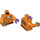 LEGO Oranje Arkham Two-Gezicht met Oranje Jumpsuit Minifig Torso (973 / 76382)