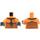 LEGO Oranje Astronaut Minifiguur Torso (973 / 76382)