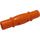 LEGO Oransje Aksel Kobling 4 Length med 2 Length Crowned Pulley