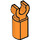 LEGO Orange Bar Holder with Clip (11090 / 44873)