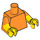 LEGO Orange Bart Simpson as Bartman Minifig Torso (973 / 16360)