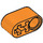 LEGO Orange Beam 2 with Axle Hole and Pin Hole (40147 / 74695)