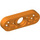LEGO Orange Faisceau 3 x 0.5 Mince avec Essieu des trous (6632 / 65123)