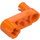 LEGO Oranje Balk 3 x 0.5 met Knob en Pin (33299 / 61408)