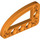 LEGO Orange Beam 3 x 5 x 0.5 Bent 90 Degrees Quarter Ellipse (32250 / 65714)