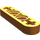 LEGO Oranje Balk 4 x 0.5 Dun met As Gaten (32449 / 63782)