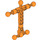 LEGO Orange Strahl Torso 9 x 11 mit Ball Joints (90623)