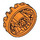 LEGO Orange Bevel Gear Half with 14 Teeth (69762)