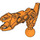 LEGO Orange Bionicle Toa Bras avec Joint, Balle Cup, et Vented Armor (60896)