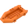 LEGO Orange Boat Inflatable 12 x 6 x 1.33 (30086 / 75977)