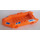 LEGO Oranje Boot Inflatable 12 x 6 x 1.33 met Blauw Strepen en &#039;60012&#039; (Both Zijkanten) Sticker (30086)