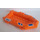 LEGO Orange Boat Inflatable 12 x 6 x 1.33 avec Bleu Rayures et &#039;FM60012&#039; (Both Sides) Autocollant (30086)