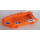 LEGO Orange Boat Inflatable 12 x 6 x 1.33 with Blue Stripes and &#039;FM60012&#039; (Both Sides) Sticker (30086)