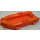 LEGO Orange Båt Inflatable 12 x 6 x 1.33 med &#039;RB-23&#039; (Both Sidor) Klistermärke (30086)