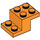 LEGO Orange Support 2 x 3 avec assiette et Step avec porte-goujon inférieur (73562)