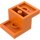 LEGO Orange Halterung 2 x 3 mit Platte und Step ohne Bodenstollenhalter (18671)