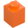 LEGO Naranja Ladrillo 1 x 1 (3005 / 30071)