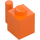 LEGO Orange Brique 1 x 1 avec Poignée (2921 / 28917)