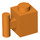 LEGO Orange Backstein 1 x 1 mit Griff (2921 / 28917)