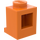 LEGO Oranje Steen 1 x 1 met Koplamp (4070 / 30069)