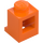 LEGO Oranje Steen 1 x 1 met Koplamp (4070 / 30069)