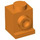 LEGO Orange Brique 1 x 1 avec Phare et pas de fente (4070 / 30069)