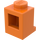 LEGO Orange Brick 1 x 1 with Headlight and No Slot (4070 / 30069)