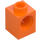 LEGO orange Klods 1 x 1 med Hul (6541)