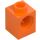 LEGO orange Klods 1 x 1 med Hul (6541)