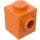 LEGO Oranje Steen 1 x 1 met Nop aan Eén Kant (87087)