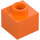 LEGO orange Klods 1 x 1 x 0.7 (86996)