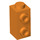 LEGO Oranje Steen 1 x 1 x 1.6 met Twee Studs aan de zijkant (32952)