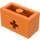 LEGO Oranje Steen 1 x 2 met As Gat (&#039;+&#039; Opening en Bodembuis) (31493 / 32064)