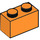LEGO Orange Brique 1 x 2 avec tube inférieur (3004 / 93792)