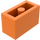 LEGO Orange Backstein 1 x 2 mit Unterrohr (3004 / 93792)
