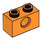 LEGO Orange Brick 1 x 2 with Hole (3700)