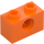 LEGO Orange Brick 1 x 2 with Hole (3700)