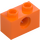 LEGO Orange Brick 1 x 2 with Hole (3700)