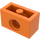 LEGO Orange Backstein 1 x 2 mit Loch (3700)