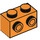 LEGO Orange Brique 1 x 2 avec Goujons sur Une Côté (11211)