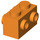 LEGO Orange Brique 1 x 2 avec Goujons sur Côtés opposés (52107)