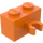 LEGO Orange Backstein 1 x 2 mit Vertikale Clip (O-Clip öffnen) (42925 / 95820)