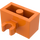 LEGO Orange Backstein 1 x 2 mit Vertikale Clip (O-Clip öffnen) (42925 / 95820)