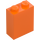 LEGO Oranje Steen 1 x 2 x 2 met noppenhouder aan de binnenzijde (3245)