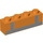 LEGO Orange Brick 1 x 4 with Silver Lines (3010 / 55859)